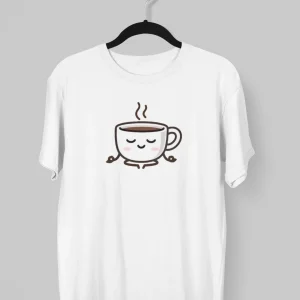 Remera de Taza de cafe meditando