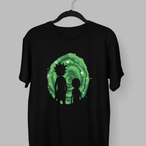 Remera de Rick y Morty siluetas
