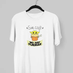 Remera de Yoda con cafe