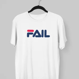 Remera Fail Fila, parodia a la marca fila