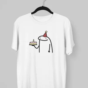 Remera de Forky con torta