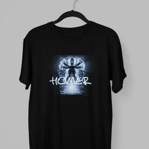 Remera de Homero Alien