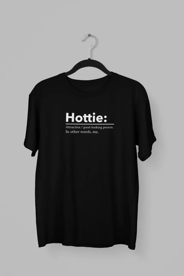 Remera con la palabra Hottie