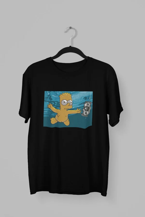 Remera de Bart Simpson Nirvana