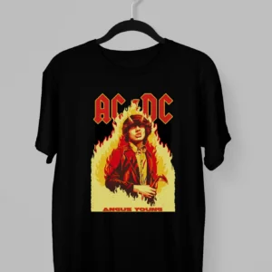 Remera de AC/DC con Angus Young