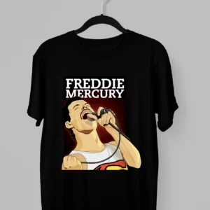Remera de Freddy Mercury cantando