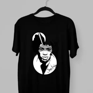 Remera con el Rostro de Jimy Hendrix