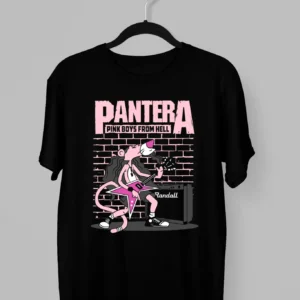 Remera de Pantera con la Pantera Rosa
