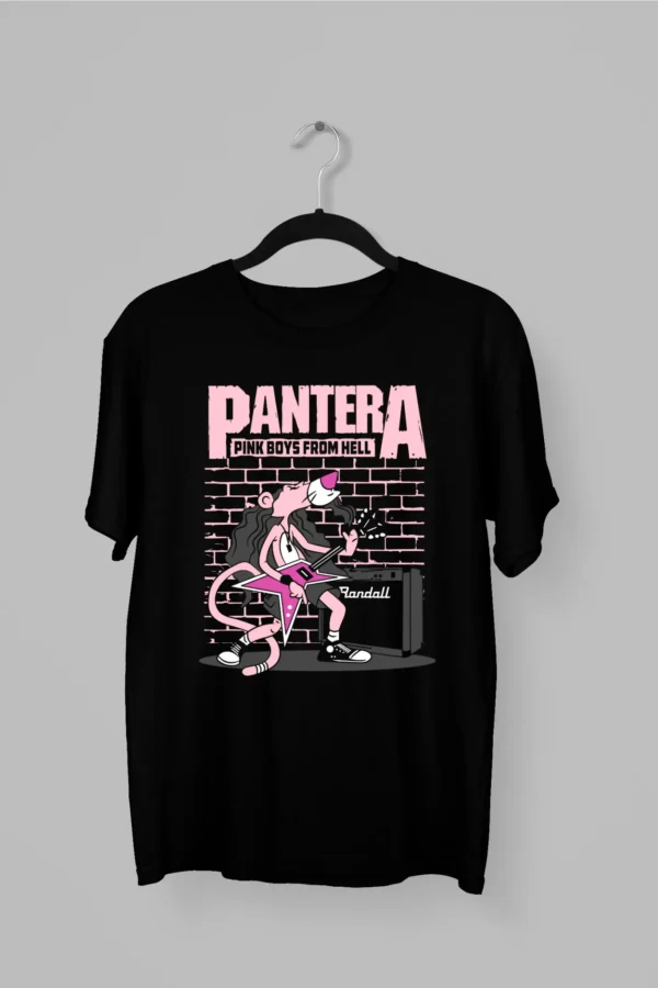 Remera de Pantera con la Pantera Rosa