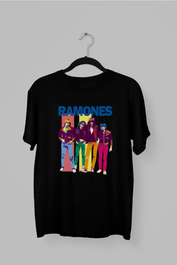 Remera de Ramones estilo pop art