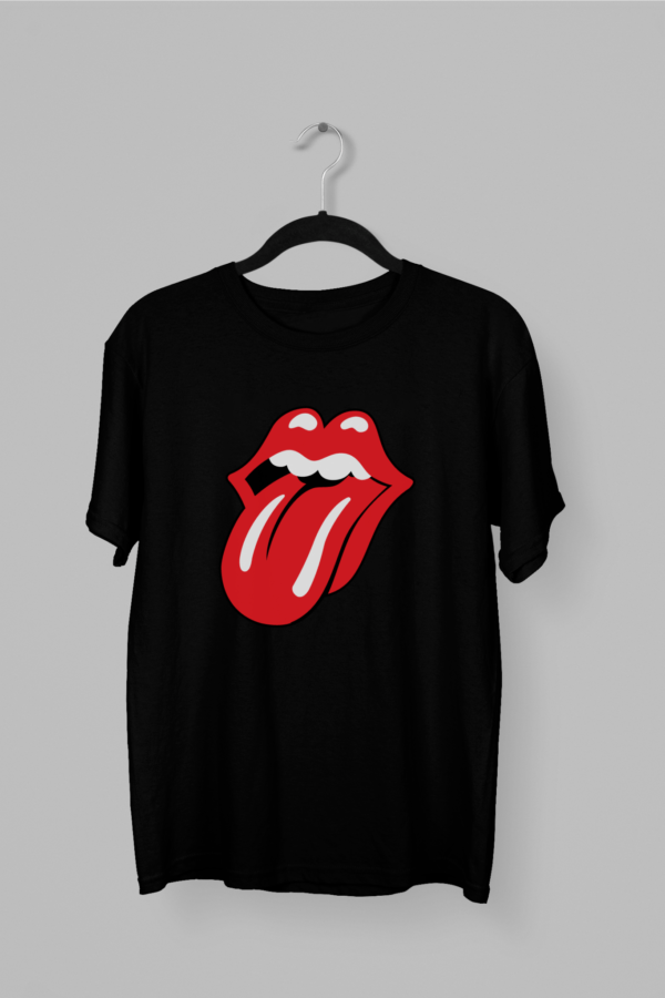 Remera con el logo de Rolling Stones