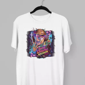 Remera de Freddy multicolores con la frase Sweet Dreams