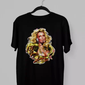 Remera con la figura de Britney Spears con la frase Not Your Slave