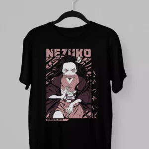 Remera de Nezuko en posicion de lucha