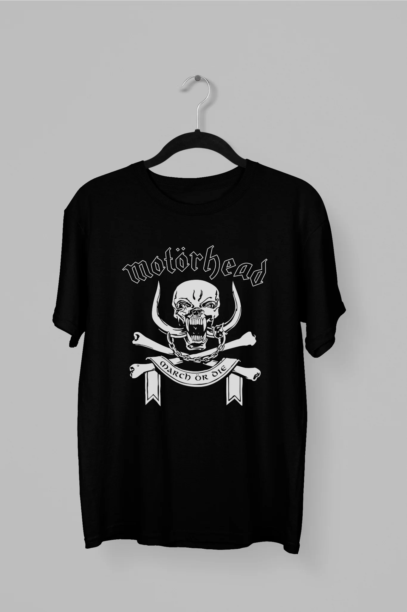 Remera de Motorhead con logo del abum March or Die