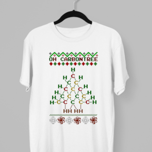 Remera de un Arbolito de Navidad con la frase Oh Carbontree