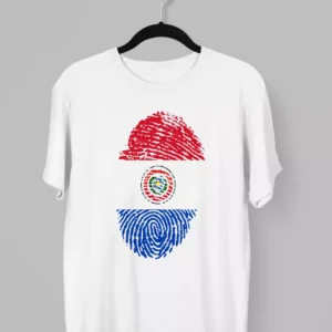 remera de la bandera paraguaya