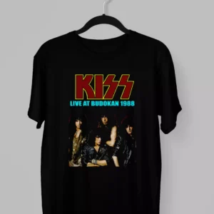 Remera de Kiss Live at Budokan 1988