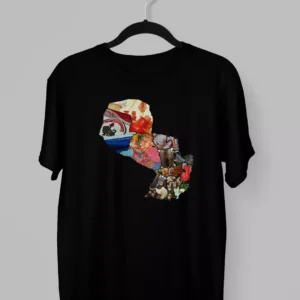 Remera del Mapa del Paraguay con simbolos patrios