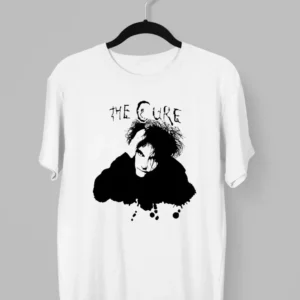 Remera de the Cure con Robert Smith posando